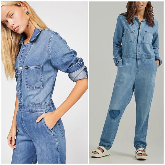 🆕 Lee for Free People Modern Vintage Union-Alls | Coveralls | Jumpsuit - Picture 1 of 11